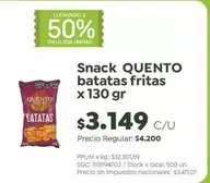 Quento - SNACK batatas fritas
