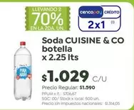 X$ - Soda botella