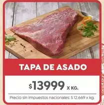 X$ - TAPA DE ASADO