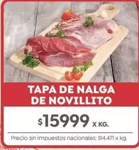 X$ - TAPA DE NALGA DE NOVILLITO