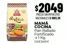 Mama Cocina - Pan Rallado Fortificado Cód:24041