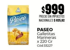 Paseo - Galletitas Marineras