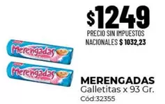 Merengadas - MERENGADAS Galletitas