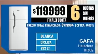 Gafa - Heladera 81302