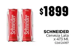 Schneider - Cerveza Lata x 473 Ml. C ext{ó}d:24167