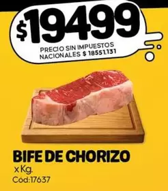 BIFE DE CHORIZO Cód:17637
