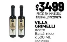 X$ - Aceto Balsamico x 500 Ml. Cód:28147