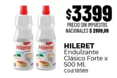 Hileret - Endulzante Clásico Forte