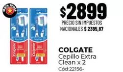 Colgate - Cepillo Extra Clean x 2 Cód:22156