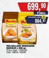 Marolio - PAN RALLADO REBOZADOR