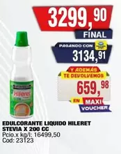 Hileret - EDULCORANTE LIQUIDO STEVIA