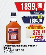 Cusenier - LICOR PET/C-COGNA