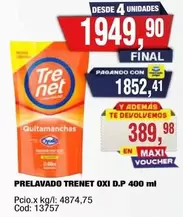 Trenet - PRELAVADO TRENEXT OXI D.P 400 ml