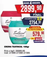 Teatrical - CREMA TEATRICAL 100gr