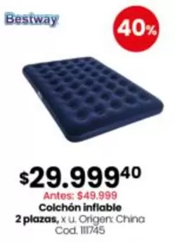 Bestway - Colchón inflable