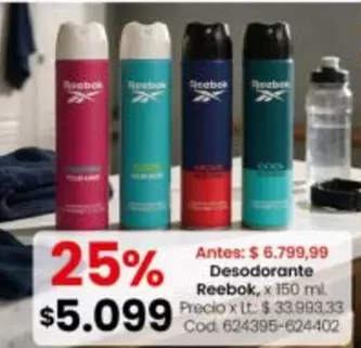 Reebok - Desodorante