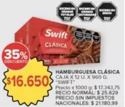 Swift - HAMBURGUESA CLÁSICA