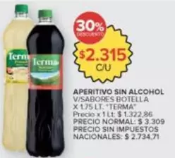 Terma - APERITIVO SIN ALCOHOL