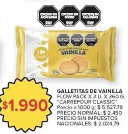 X$ - GALLETITAS DE VAINILLA
