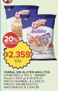 X$ - Anillitos Frutas