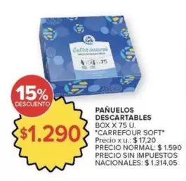 Carrefour - PAÑUELOS DESCARTABLES