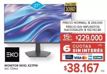 MONITOR MOD. K27FM