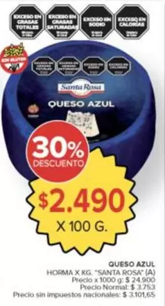 santa Rosa - QUESO AZUL