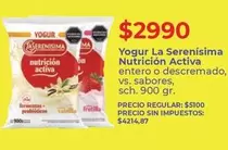 La Serenísima - Yogur Nutrición Activa