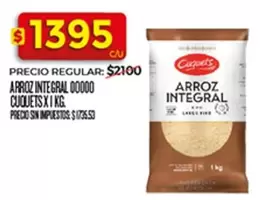 Cuquets - ARROZ INTEGRAL 00000 CUQUETS X 1 KG