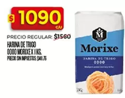 Morixe - HARINA DE TRIGO 0000 MORIXEX I KG