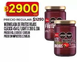 X$ - MERMELADA DE FRUTOS ROJOS CLASICA