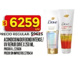 Dove - Acondicionador Bond Intense / UV Repair