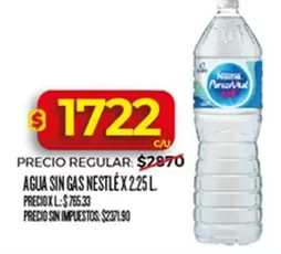 Nestlé - AGUA SIN GAS
