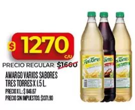 Tres Torres - AMARGO VARIOS SABORES