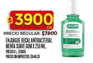 GUM - ENJUAGUE BUCAL ANTIBACTERIAL