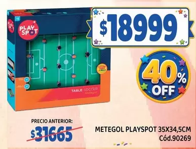 Off - METEGOL PLAYS SPOT 35X34,5CM Cód.90269