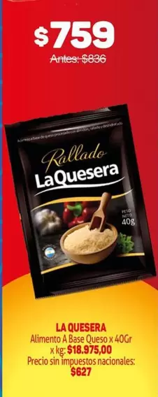La Quesera - Alimento A Base Queso
