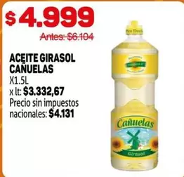cañuelas - ACEITE GIRASOL