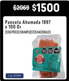 X$ - Panceta Ahumada 1997