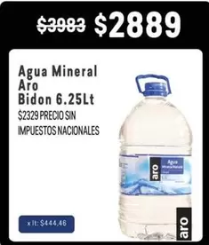 Aro - Agua Mineral Bidon