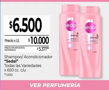 Sedal - Shampoo/Acondicionador