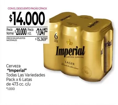 Imperial - Cerveza Lager