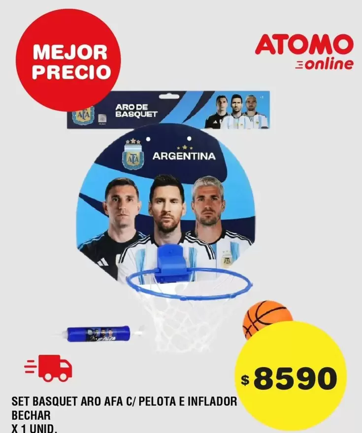 Aro - SET BASQUET ARO AFA C/ PELOTA E INFLADOR