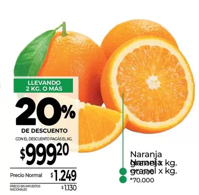 X$ - Naranja