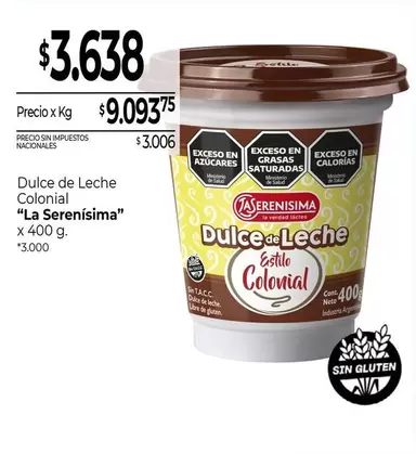 La Serenísima - Dulce de Leche