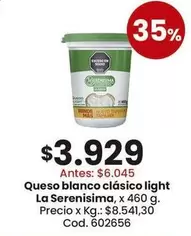 Mas - Queso blanco clásico light