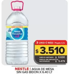 Nestlé - Agua De Mesa Sin Gas Bidon