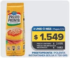 Arcor - PRESTO PRONTA
