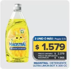 Magistral - DETERGENTE ULTRA LIMON BOT