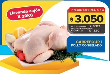Carrefour - Pollo Congelado